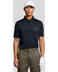 Lyle & Scott - Ss Polo Shirts Golf Concealed Placket Polo Shirt - Lyst
