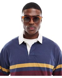 ASOS - Gafas De Sol Color Tostado Mate De Estilo Retro De - Lyst