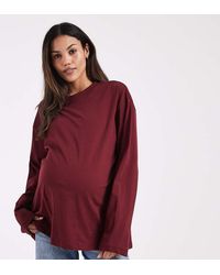 ASOS - Asos Design Maternity Long Sleeve T-shirt - Lyst