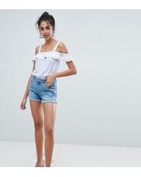 oasis denim shorts