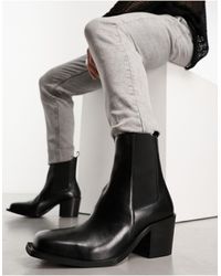 Walk London - Nola Cuban Heeled Boots - Lyst