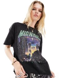 ONLY - Oversized Embellished Graphic T-shirt - Lyst