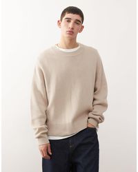 Weekday - – kastiger strickpullover - Lyst