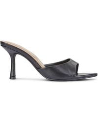 SEQWL - Open Toe Slip-On High Heel Mule Sandals - Lyst