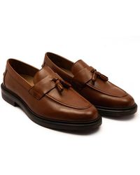 OFF THE HOOK - Blaine Leather Slip-On Tassel Loafers - Lyst