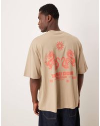 ASOS - Oversized T-shirt With Dragon Graphics - Lyst