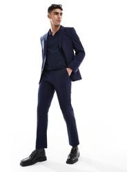 ASOS - Washable Slim Suit Trousers With Lightweight Worsted Wool - Lyst