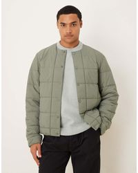 ARKET - Quilted Padded Jacket With Popper Front - Lyst