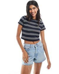 Fred Perry - Camiseta A Rayas De - Lyst
