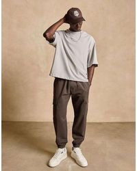 Bershka - Joggers Cargo Marroni - Lyst
