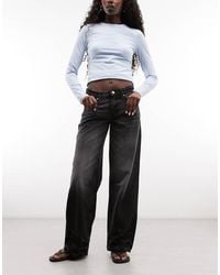 Weekday - Ample Baggy Jeans Met Lage Taille - Lyst