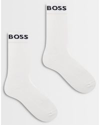 BOSS - Boss Bodywear 2-Pack Sport Crew Socks - Lyst