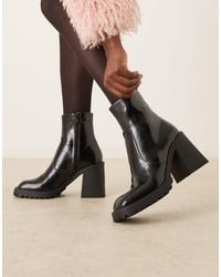 Raid - Sugar Block Heeled Ankle Boots - Lyst