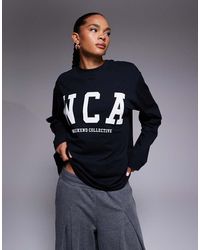 ASOS - Weekend Collective Icon Oversized Long Sleeve T-shirt With Wca Graphic - Lyst