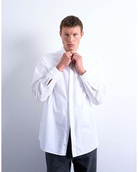 TOPMAN - Oversized Net Overhemd - Lyst