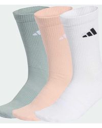adidas Originals - Cushioned Sportswear Crew Socks 3 Pair Pack - Lyst