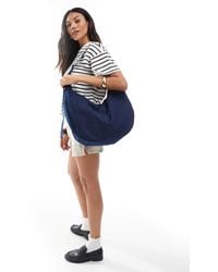 Levi's - – brooklyn – große schultertasche aus denim - Lyst