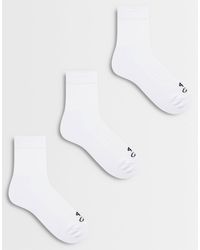 4505 - Icon 3 Pack Quick Dry Cotton Sport Crew Socks In - Lyst