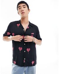 AllSaints - Ikuma Breakup Printed Shirt - Lyst