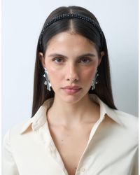 Accessorize - Beaded Sparkle Headband - Lyst