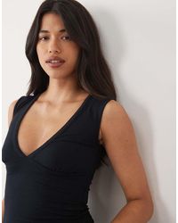 Motel - Emberly Plunge Top - Lyst