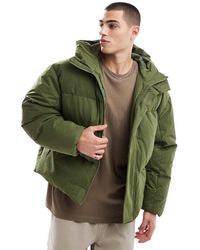 ASOS - Oversized Pufferjack Met Siernaden - Lyst