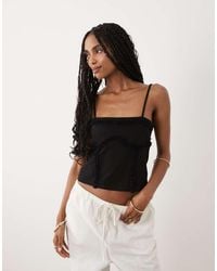 Miss Selfridge - Under Bust Seam Detail Cami Top - Lyst