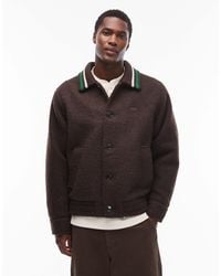 Obey - – arden – college-jacke aus fleece - Lyst