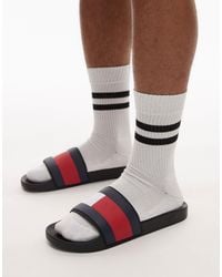 Tommy Hilfiger - Rubber Flag Sliders - Lyst