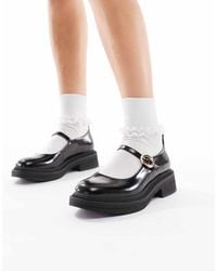 London Rebel - Chunky Mary Janes With Buckle Detail - Lyst