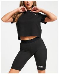 The North Face - Training Mountain Athletic High Waist legging Shorts - Lyst
