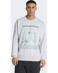 adidas Originals - Real Madrid Heritage Crew Sweat - Lyst