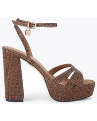 Kurt Geiger - Brixton Platform Heeled Sandals - Lyst