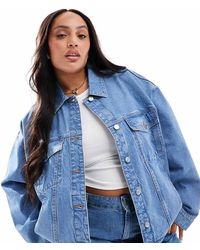 ASOS - Asos Design Curve Oversize 90's Denim Jacket - Lyst