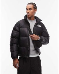 The North Face - Chaqueta De Plumón Negra Retro Nuptse De -Negro - Lyst