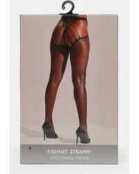Ann Summers - Crotchless Fishnet Tights - Lyst