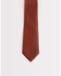 ASOS - Textured Satin Tie - Lyst