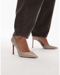 Mango - Faux Leather Heeled Stiletto - Lyst