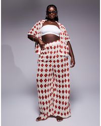 South Beach - Crochet Beach Trouser Co-ord - Lyst