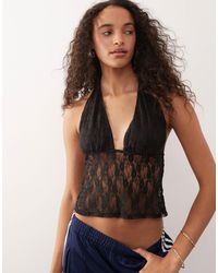 Collusion - Longline Halter Neck Top - Lyst