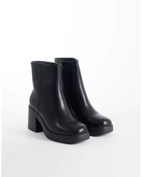 SEQWL - Klobige ankle-boots - Lyst