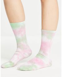 ASOS Synthetik Damen Bekleidung Strumpfware Socken lounge-socken aus space-dye-garn 