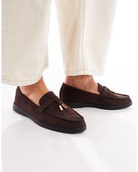 SEQWL - – panther – loafer aus wildlederimitat - Lyst