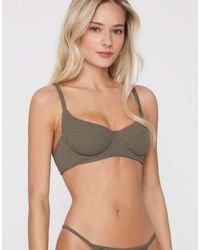 Tezenis - Paris Cotton Cutie Ribbed Balconette Bra - Lyst