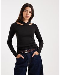 Mango - Teen Cut Out Long Sleeve Top - Lyst