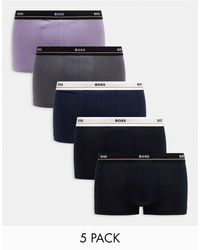 BOSS - Boss – bodywear – unterhosen im 5er-pack, mehrfarbig - Lyst