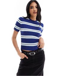 ASOS - Crew Neck Knitted Baby Tee - Lyst