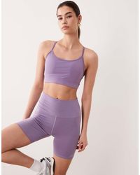 New Balance - Essential Yoga Sports Bra - Lyst