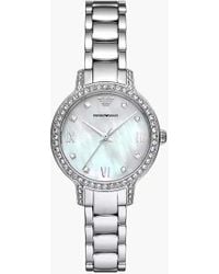Emporio Armani - Three-Hand, Stainless Steel Watch, Ar11484 - Lyst