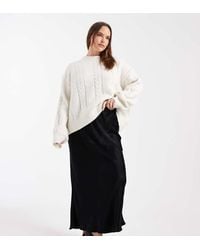ASOS - Asos Design Curve Satin Bias Maxi Skirt - Lyst